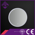 Miroir rétro-éclairé de salle de bains de cadre de PVC d&#39;écran tactile de LED avec l&#39;horloge
